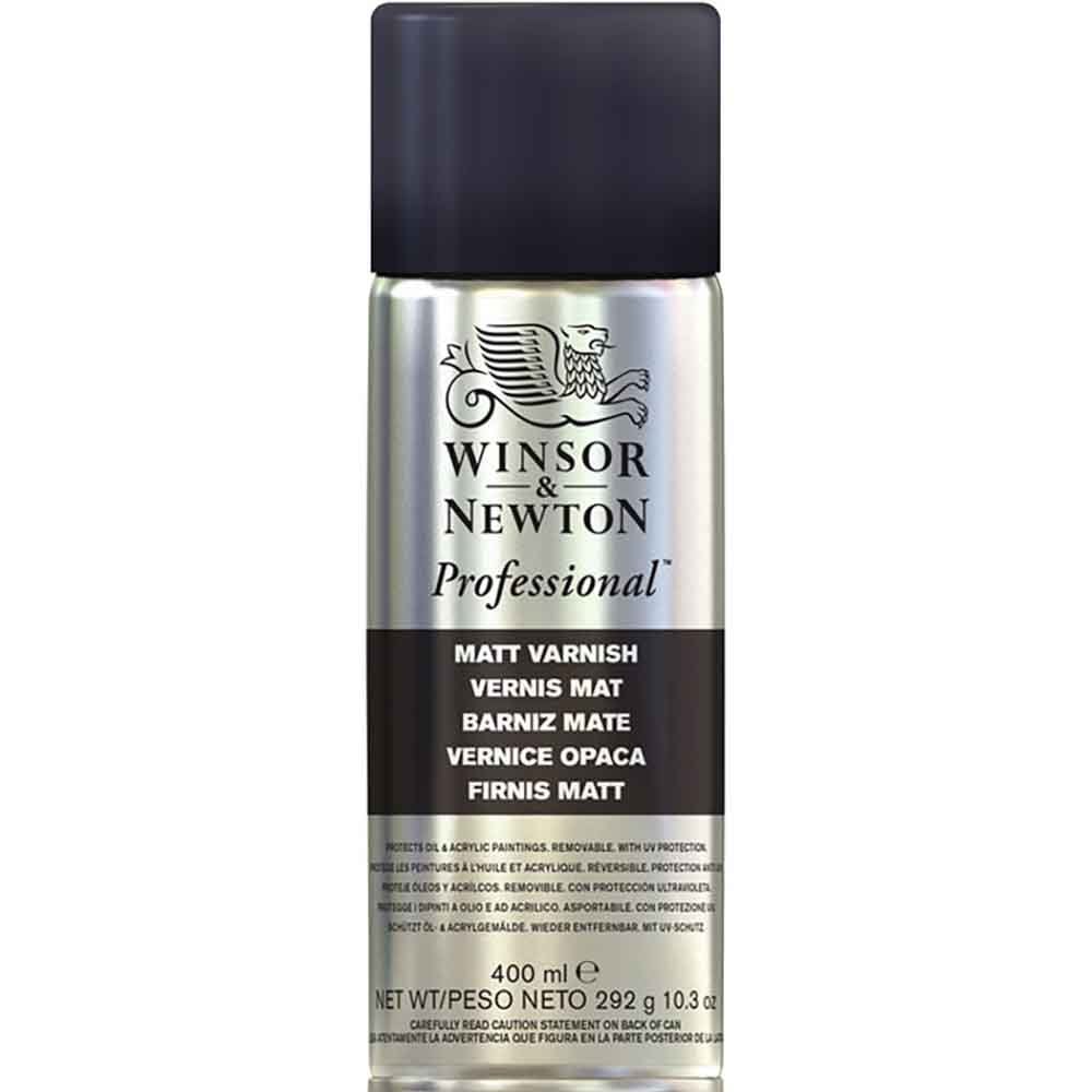 Winsor & Newton Matt Varnish 400ml Sprey Mat Vernik