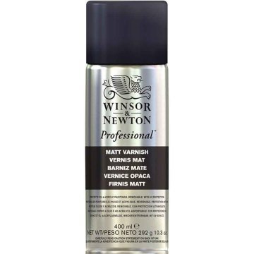 Winsor & Newton Matt Varnish 400ml Sprey Mat Vernik