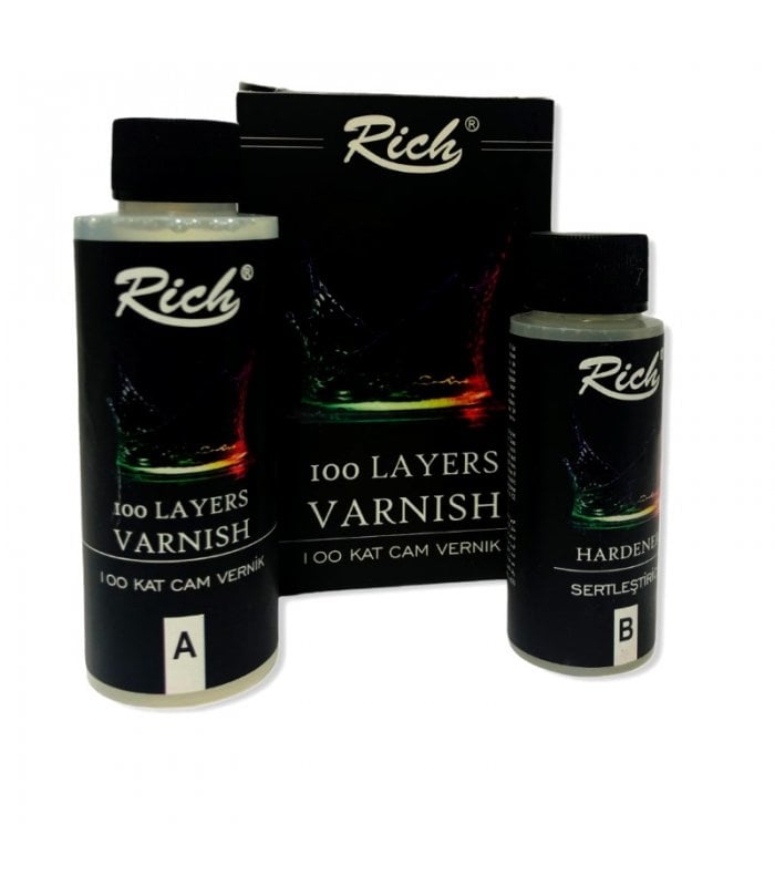 Rich 100 Kat Cam Vernik 120ml+60ml