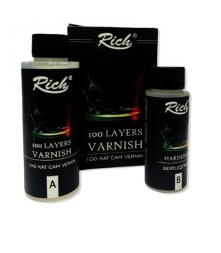 Rich 100 Kat Cam Vernik 120ml+60ml