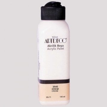 Artdeco Yeni Formül Akrilik Boya 140 ml 3646 Krem