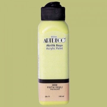 Artdeco Yeni Formül Akrilik Boya 140 ml 3659 Fıstık Yeşili