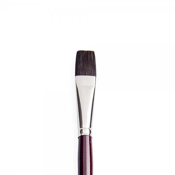 Pebeo 210 Serisi Uzup Sap Düz Kesik Samur Fırça No:18