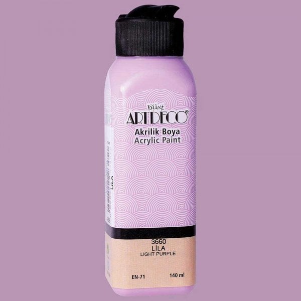 Artdeco Yeni Formül Akrilik Boya 140 ml 3660 Lila