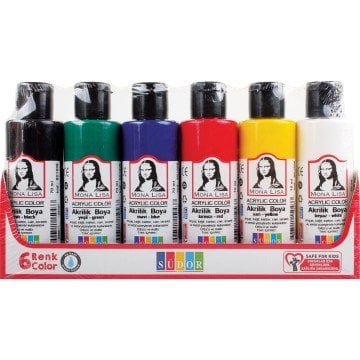 Südor Mona Lisa Akrilik Boya 6 Renk x 70 ml
