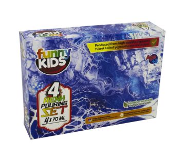 Funny Kids Pouring Boya Seti 4'lü