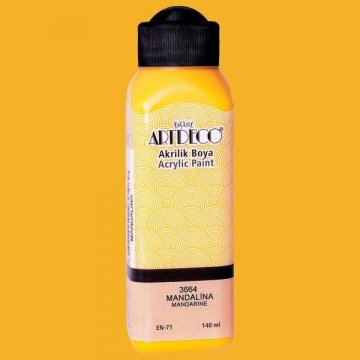 Artdeco Yeni Formül Akrilik Boya 140 ml 3664 Mandalina