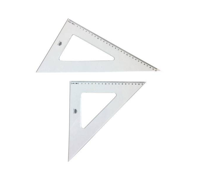 Hatas Teknik Okul Gönye 2'li Set 26 cm 60/45