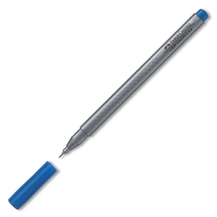Faber Castell Grip Fineliner Kalem 0,4mm Koyu Mavi
