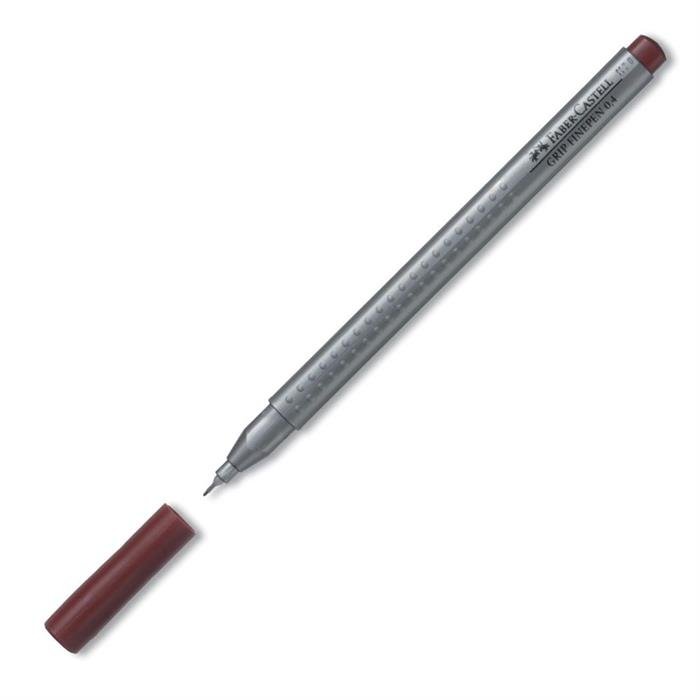 Faber Castell Grip Fineliner Kalem 0,4mm Kahverengi