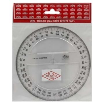 Hatas Plastik Minkale Tam Daire 15 cm 360 Grad