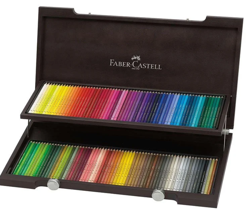 Faber Castell Polychromos Kuru Boya Kalem Seti 120li Ahşap Çantalı