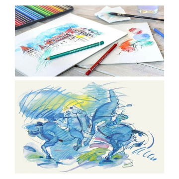 Faber Castell Albrecht Dürer Aquarell Sulu Kalem Seti 120li Ahşap Çantalı