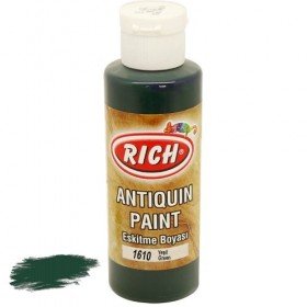 Rich Eskitme Antiquin Boya 1610-Yeşil 120 ml