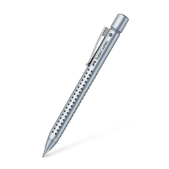 Faber-Castell Grip 2011 Versatil Kurşun Kalem 0.7 mm Metalik Gümüş