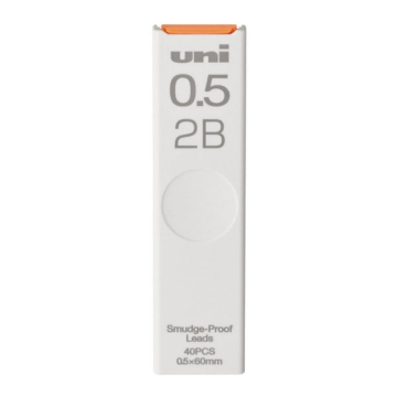 Uni Smudge Proof 0.5 Kalem Ucu 2B 40'lı
