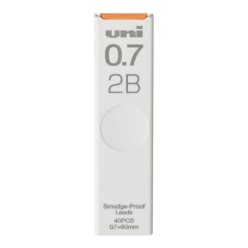Uni Smudge Proof 0.7 Kalem Ucu 2B 40'lı