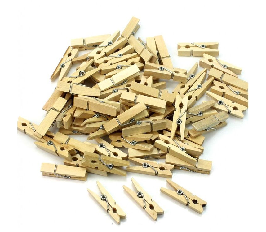 Südor Ahşap Naturel Mandal Büyük 3,5 cm 20'li