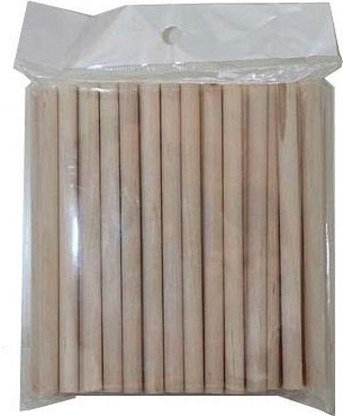 Südor Ahşap Yuvarlak Çubuk Büyük 10 cm 50'li