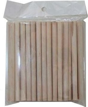 Südor Ahşap Yuvarlak Çubuk Büyük 10 cm 50'li
