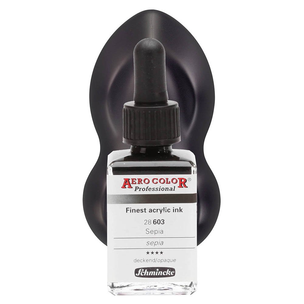 Schmincke Aero Color Airbrush Mürekkep 28 ml. 603 Sepia
