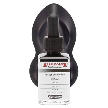 Schmincke Aero Color Airbrush Mürekkep 28 ml. 603 Sepia