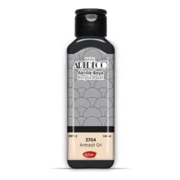 Artdeco Yeni Formül Akrilik Boya 140 ml 3704 Antrasit Gri