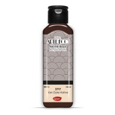 Artdeco Yeni Formül Akrilik Boya 140 ml 3717 Van Dyck Kahve