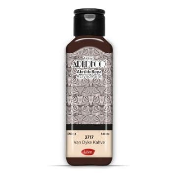 Artdeco Yeni Formül Akrilik Boya 140 ml 3717 Van Dyck Kahve