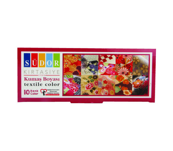Südor Kumaş Boyası 10 Renk x 25 ml.