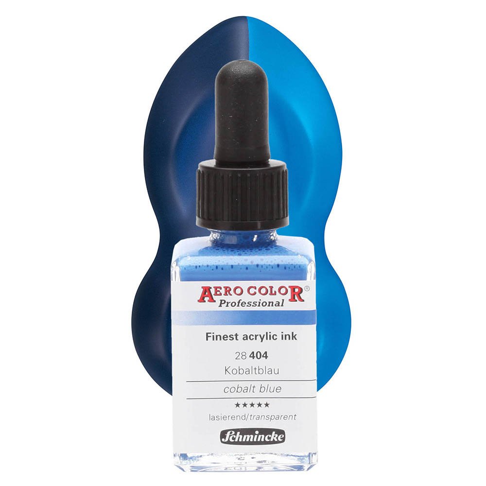 Schmincke Aero Color Airbrush Mürekkep 28 ml. 404 Cobalt Blue