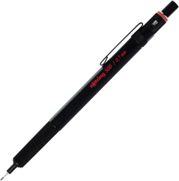 Rotring 500 Mekanik Versatil Uçlu Kalem Siyah 0.7mm