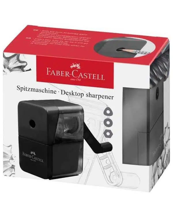 Faber Castell Masaüstü Kalemtraş Siyah 180984