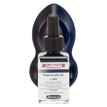 Schmincke Aero Color Airbrush Mürekkep 28 ml. 401 Prussian Blue