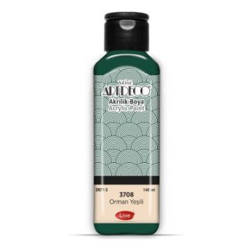 Artdeco Yeni Formül Akrilik Boya 140 ml 3708 Orman Yeşili