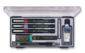 Faber Castell 3'lü Rapido Çizim Kolej Kalem Seti 0.2-0.3-0.5