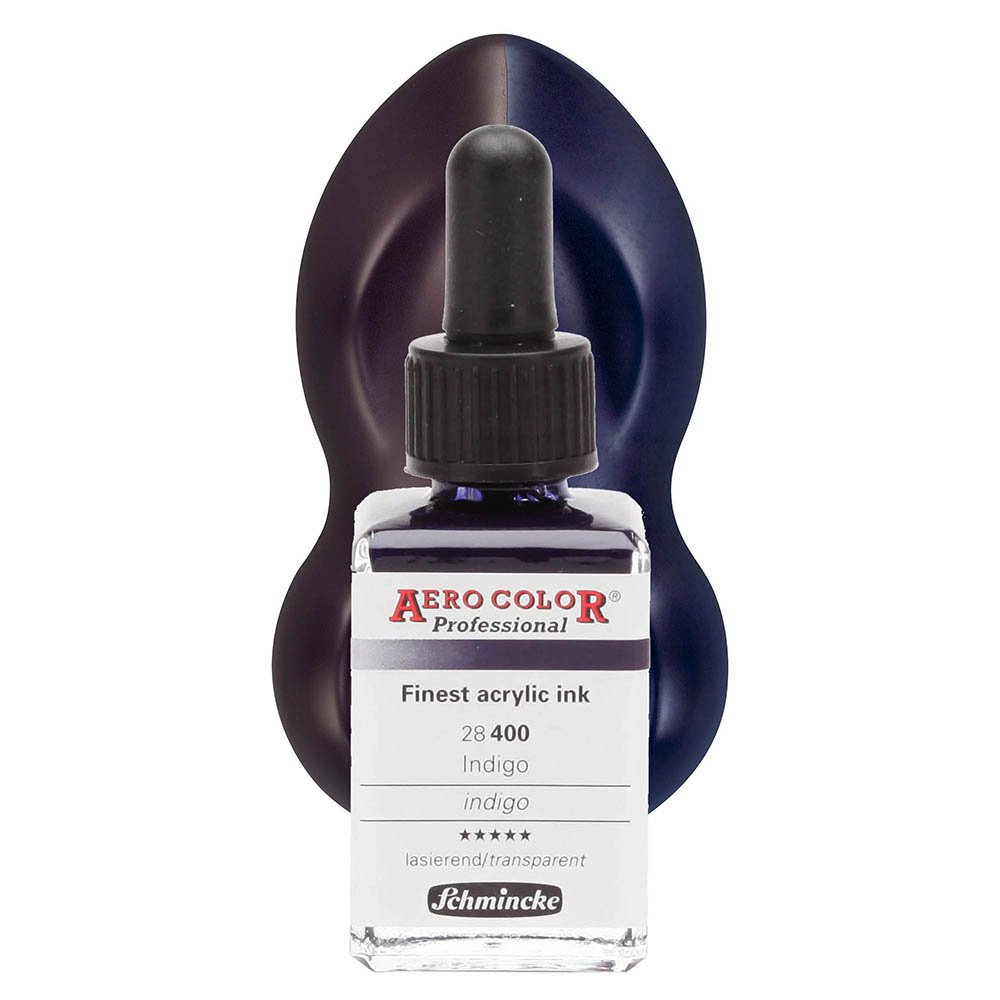 Schmincke Aero Color Airbrush Mürekkep 28 ml. 400 Indigo