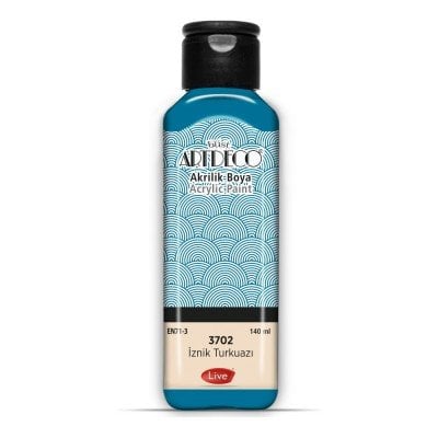 Artdeco Yeni Formül Akrilik Boya 140 ml 3702 İznik Turkuazı