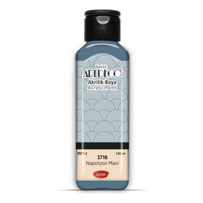 Artdeco Yeni Formül Akrilik Boya 140 ml 3718 Napolyon Mavi