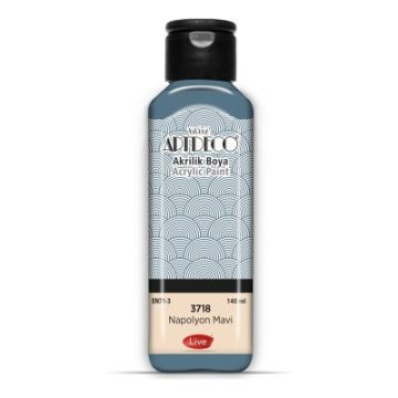 Artdeco Yeni Formül Akrilik Boya 140 ml 3718 Napolyon Mavi