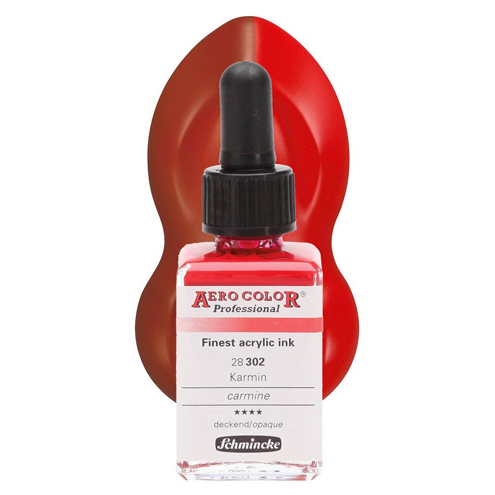 Schmincke Aero Color Airbrush Mürekkep 28 ml. 302 Carmine