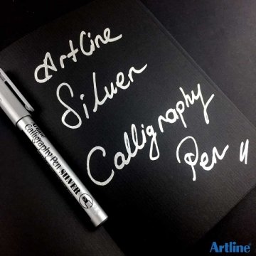 Artline 993XF Silver Metallic Calligraphy Pen 2.5mm Gümüş Kaligrafi Markörü