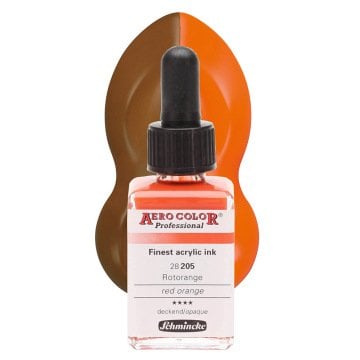 Schmincke Aero Color Airbrush Mürekkep 28 ml. 205 Red Orange