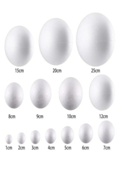 Strafor Köpük Top 12 cm 6lı