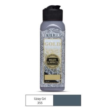 Artdeco Multi Surface Akrilik Boya 140ml Uzay Gri 355