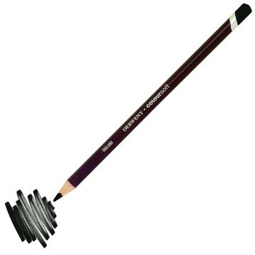 Derwent Coloursoft Kuru Boya Kalemi C650 Siyah Black