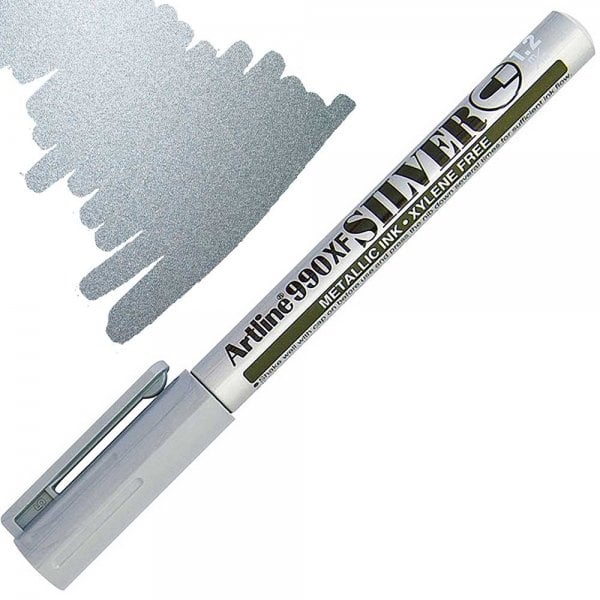 Artline 990XF Silver Metalik Markör 1.2mm Gümüş