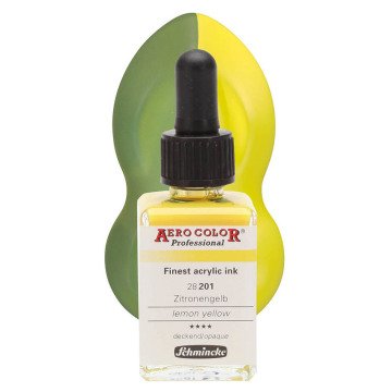 Schmincke Aero Color Airbrush Mürekkep 28 ml. 201 Lemon Yellow
