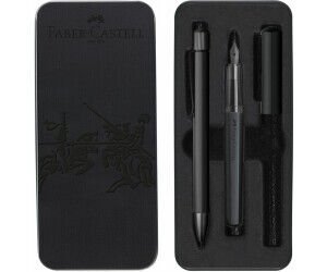 Faber Castell Hexo Dolma Kalem ve Tükenmez Kalem Set Siyah 140579