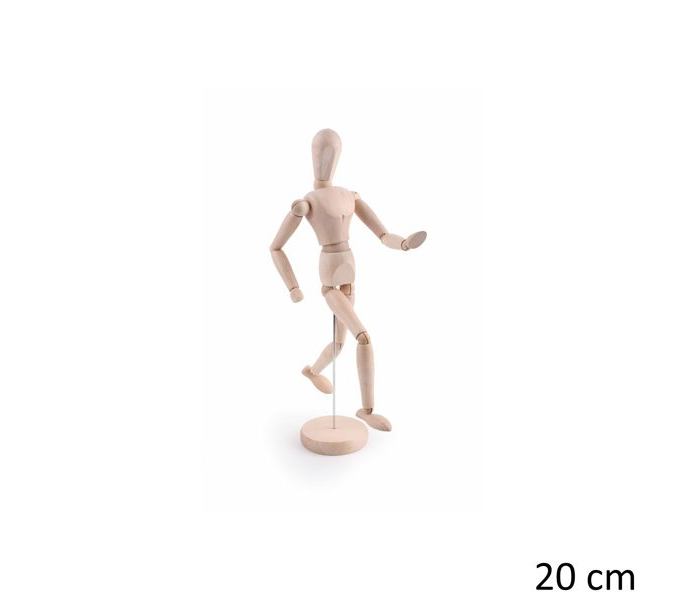 Ahşap Model Mankeni İnsan Figürü 20 cm